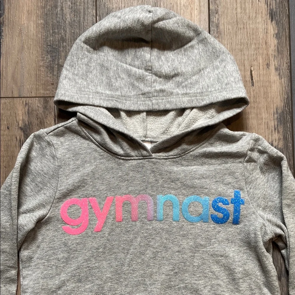 Justice Girls Pullover Hoodie Sweatshirt Sweater Long Sleeves Grey Size 10